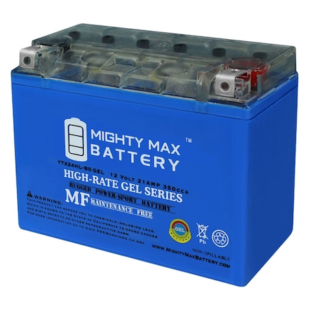 YTX24HL-BS GEL Replacement Battery For Scorpion YTX24HL-B